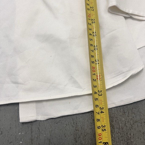 Ralph Lauren Long Sleeve Button-down Shirts 2XB BIG Solid White Cotton Blue Pony - Picture 7 of 11